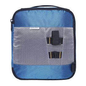 Fishing Soft Baits Binder Bag Lure Storage Tackle Wallet Case (Color: Blue)