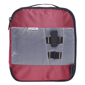 Fishing Soft Baits Binder Bag Lure Storage Tackle Wallet Case (Color: Red)